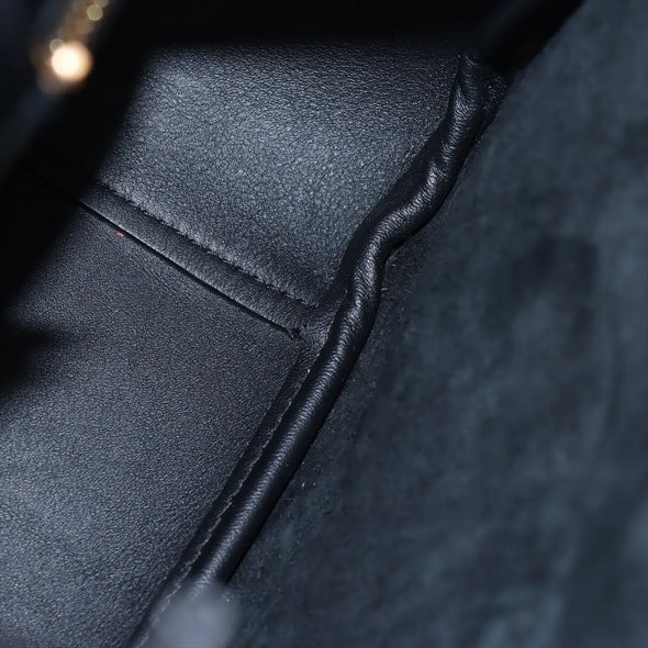 Saint Laurent Black Leather LE 5 A 7 Hobo Bag [Clearance Sale]