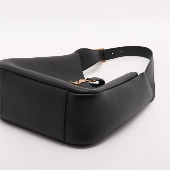 Saint Laurent Black Leather LE 5 A 7 Hobo Bag [Clearance Sale]