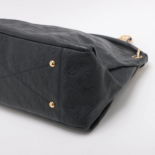 Louis Vuitton Blue Monogram Empreinte Leather Vintage Artsy MM [Clearance Sale]