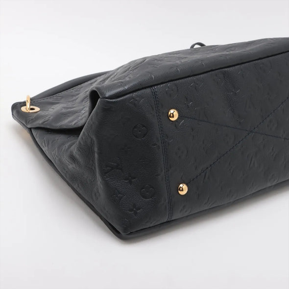 Louis Vuitton Blue Monogram Empreinte Leather Vintage Artsy MM [Clearance Sale]