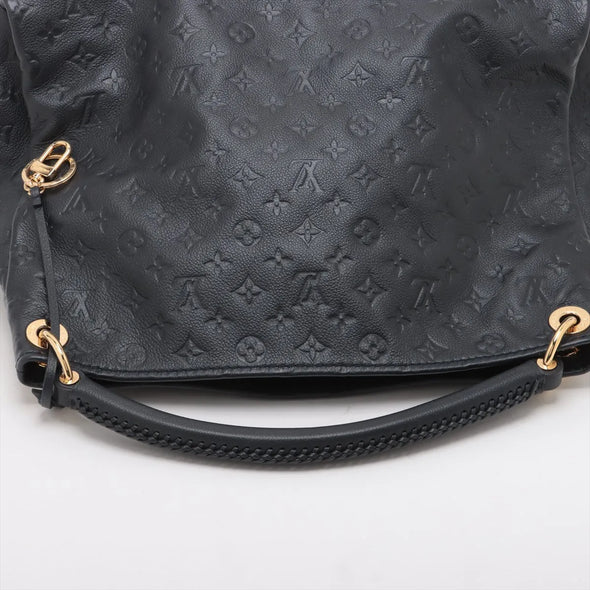 Louis Vuitton Blue Monogram Empreinte Leather Vintage Artsy MM [Clearance Sale]