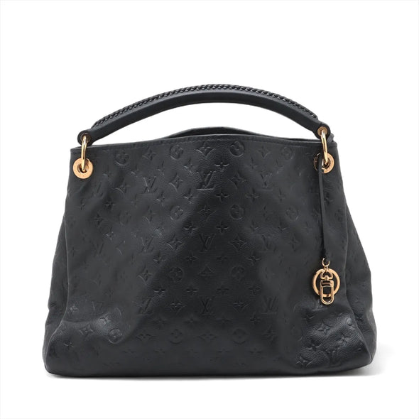 Louis Vuitton Blue Monogram Empreinte Leather Vintage Artsy MM [Clearance Sale]