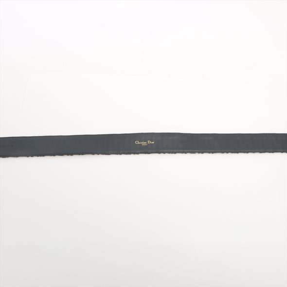 Christian Dior Blue Dior Oblique Jacquard 30 Montaigne Reversible Belt [Clearance Sale]