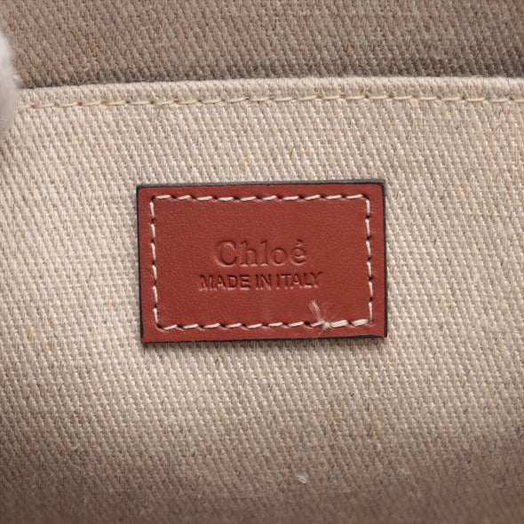 Chloe Brown/ Beige Woody Medium Tote Bag [Clearance Sale]