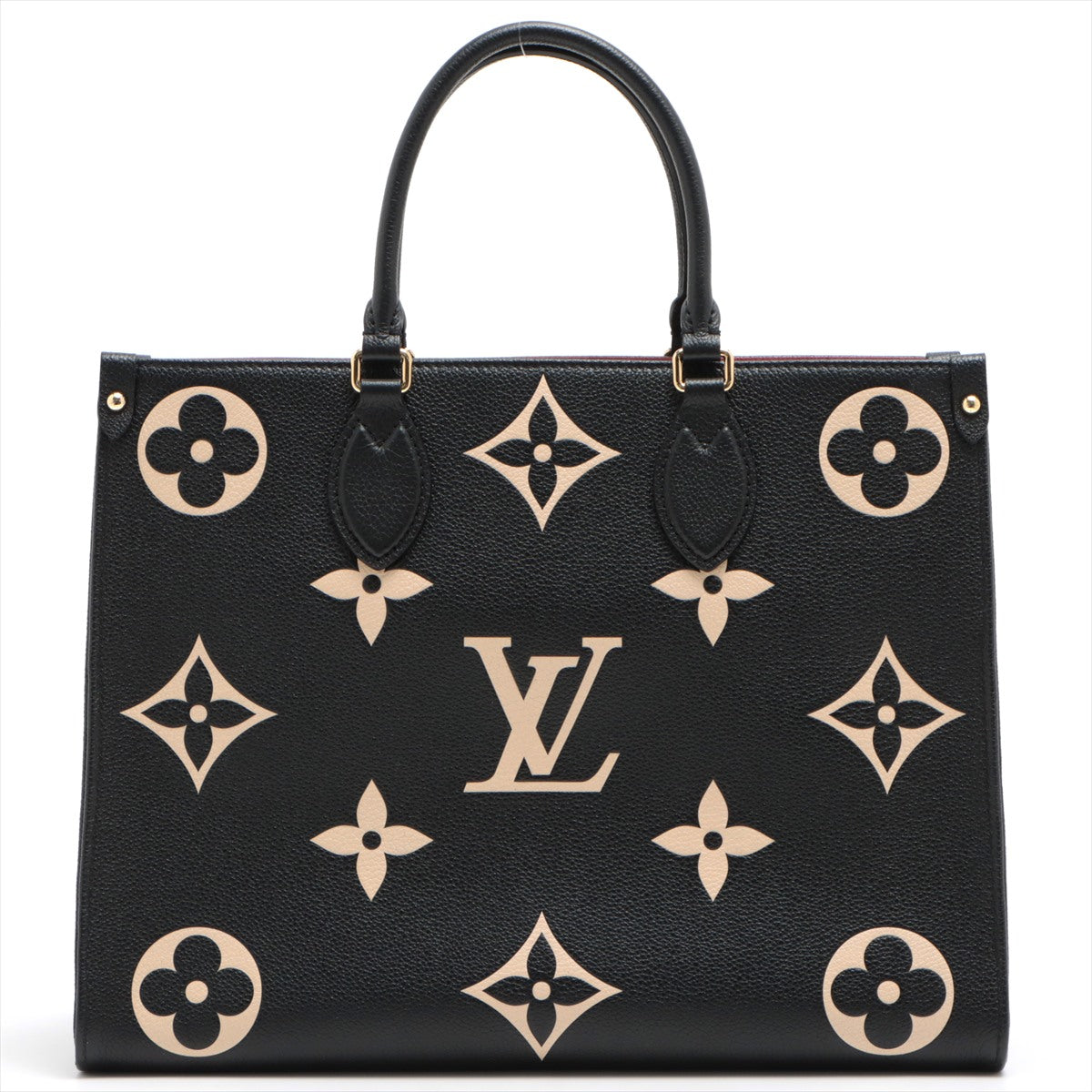 LOUIS VUITTON VAVIN MM HANDBAG IN BLACK MONOGRAM EMPREINTE LEATHER