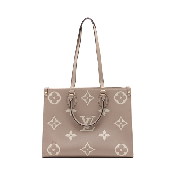 Louis Vuitton TOurterelle Bicolor Monogram Empreinte Leather OnTheGo MM [Clearance Sale]