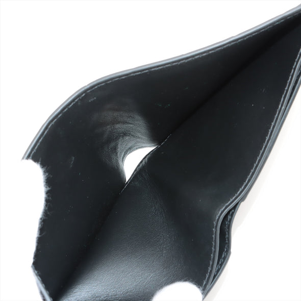 Bottega Veneta Intrecciato Black Calfskin Leather Bi-Fold Wallet [Clearance Sale]