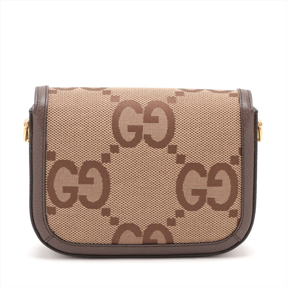 Brown GG Supreme Horsebit 1955 Mini Shoulder Bag
