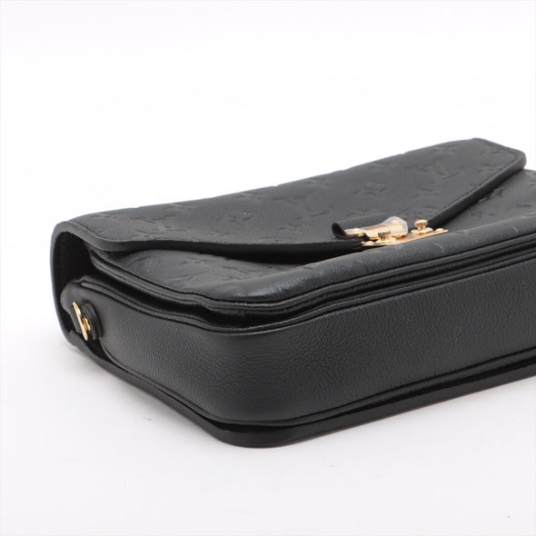 Louis Vuitton Black Monogram Empreinte Leather Pochette Metis [Clearance Sale]