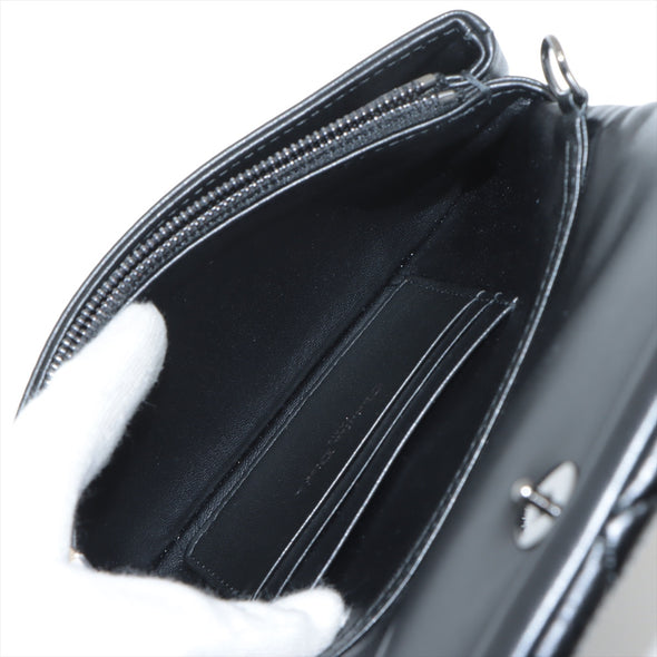 Christian Dior Black Cannage Leather Small Caro Bag [Clearance Sale]