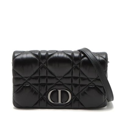 Christian Dior Black Cannage Leather Small Caro Bag [Clearance Sale]