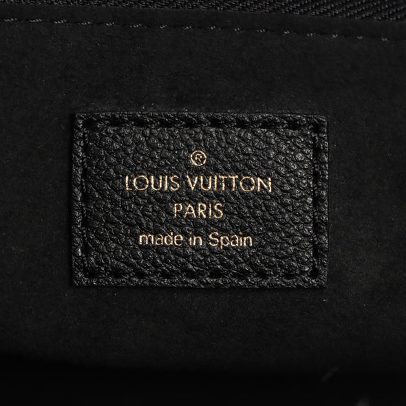 Louis Vuitton Black Beige Bicolor Monogram Empreinte Leather Neverfull MM [Clearance Sale]