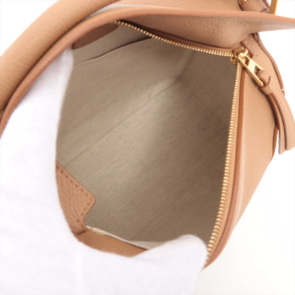 Loewe Brown Leather Small Puzzle Bag [Clearance Sale]