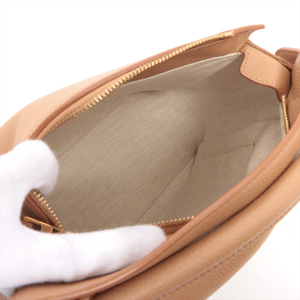Loewe Brown Leather Small Puzzle Bag [Clearance Sale]