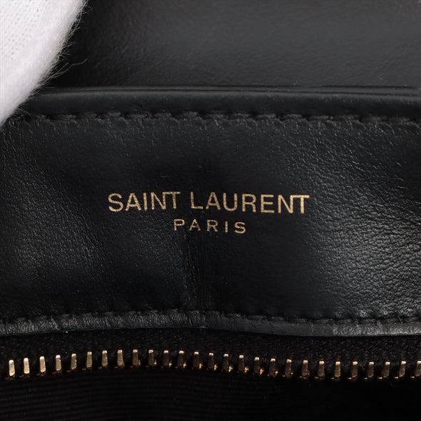 Saint Laurent Black Leather Mini Loulou Bag [Clearance Sale]