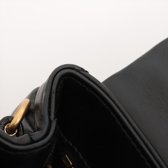Saint Laurent Black Leather Mini Loulou Bag [Clearance Sale]