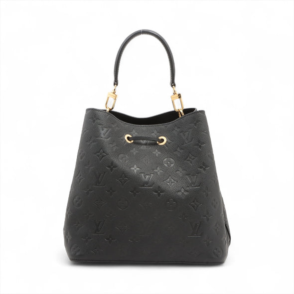 Louis Vuitton Noir Monogram Empreinte Leather NeoNoe MM [Clearance Sale]