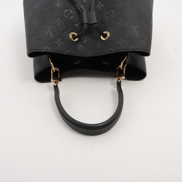 Louis Vuitton Noir Monogram Empreinte Leather NeoNoe MM [Clearance Sale]