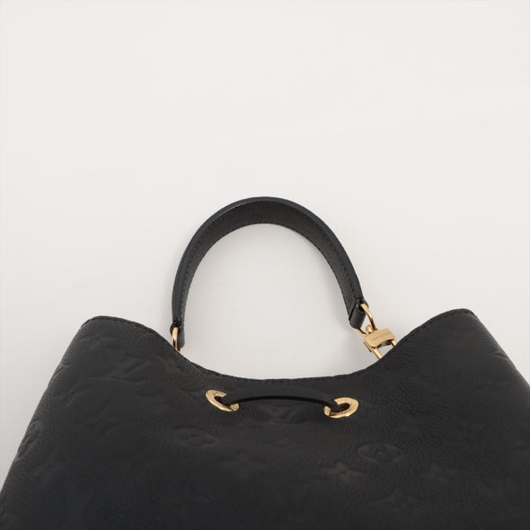 Louis Vuitton Noir Monogram Empreinte Leather NeoNoe MM [Clearance Sale]