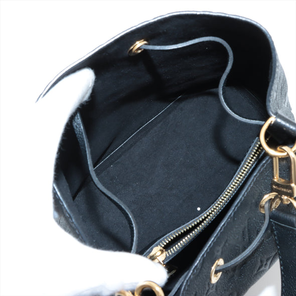 Louis Vuitton Noir Monogram Empreinte Leather NeoNoe MM [Clearance Sale]
