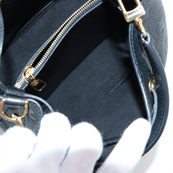 Louis Vuitton Noir Monogram Empreinte Leather NeoNoe MM [Clearance Sale]