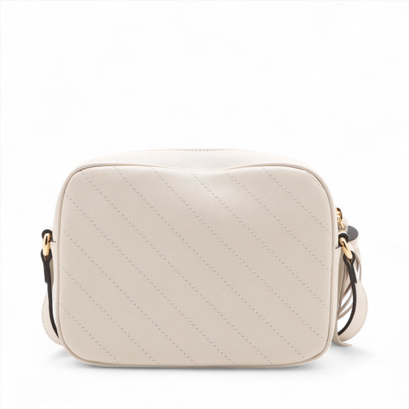 Gucci White Leather Blondie Small Shoulder Bag [Clearance Sale]