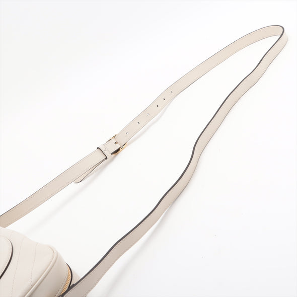 Gucci White Leather Blondie Small Shoulder Bag [Clearance Sale]