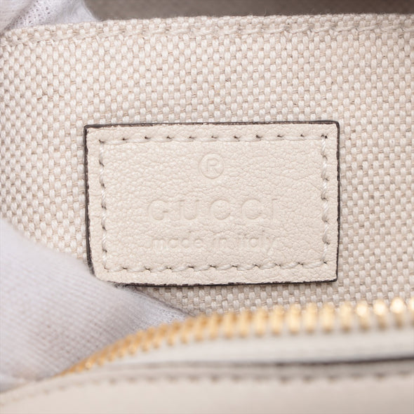 Gucci White Leather Blondie Small Shoulder Bag [Clearance Sale]