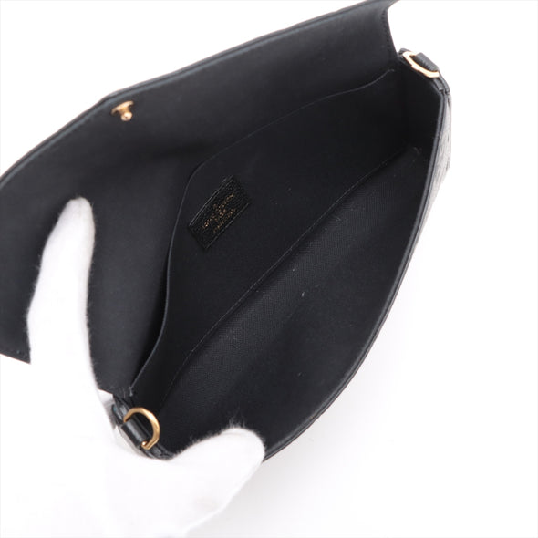 Louis Vuitton Noir Monogram Empreinte Leather Felicie Pochette [Clearance Sale]