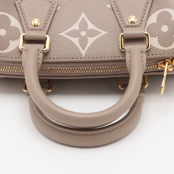 Louis Vuitton Tourterelle Bicolor Monogram Empreinte Leather Speedy Bandouliere 20 [Clearance Sale]