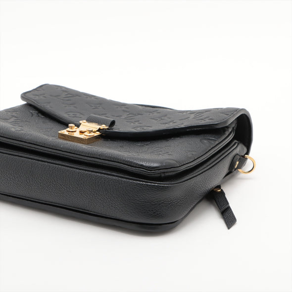 Louis Vuitton Noir Monogram Empreinte Leather Pochette Metis [Clearance Sale]