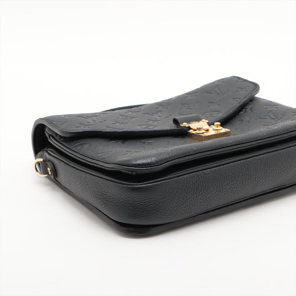 Louis Vuitton Noir Monogram Empreinte Leather Pochette Metis [Clearance Sale]