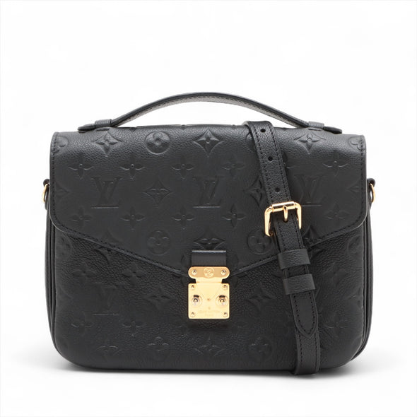 Louis Vuitton Noir Monogram Empreinte Leather Pochette Metis [Clearance Sale]