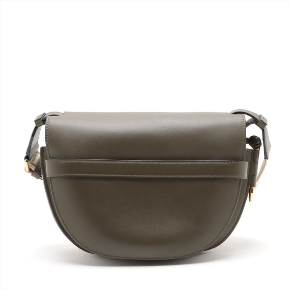 Loewe Khaki Leather Small Gate Dual Bag [Clearance Sale]
