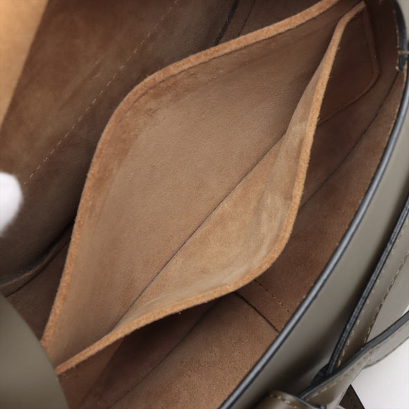 Loewe Khaki Leather Small Gate Dual Bag [Clearance Sale]