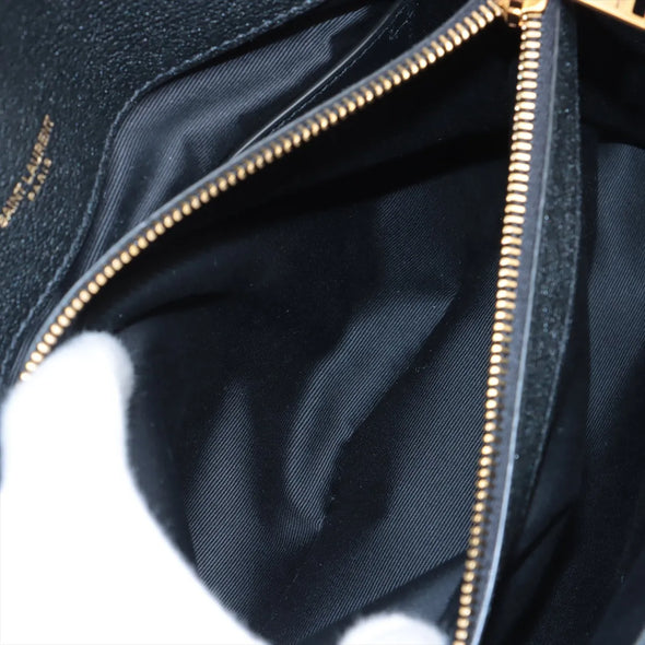 Saint Laurent Black Leather Large College Bag [Clearance Sale]