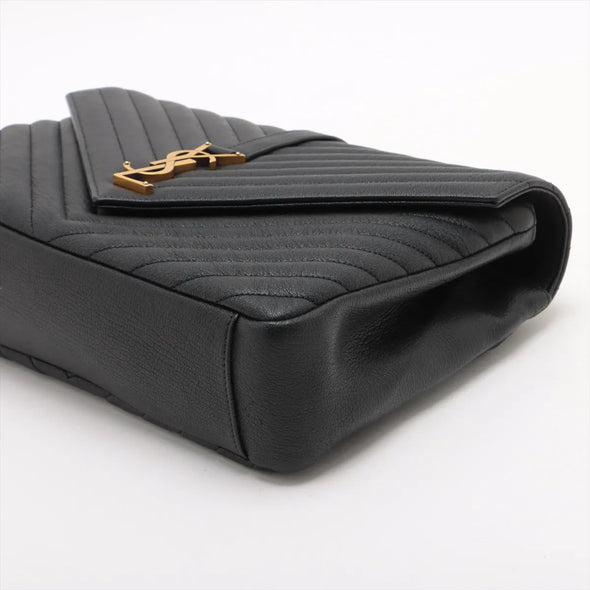 Saint Laurent Black Leather Large College Bag [Clearance Sale]
