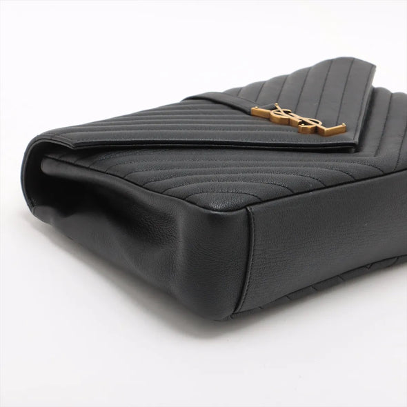Saint Laurent Black Leather Large College Bag [Clearance Sale]