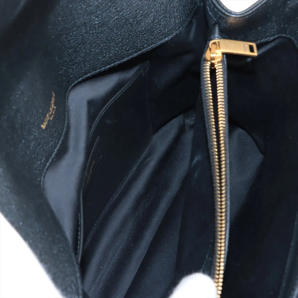 Saint Laurent Black Leather Large College Bag [Clearance Sale]