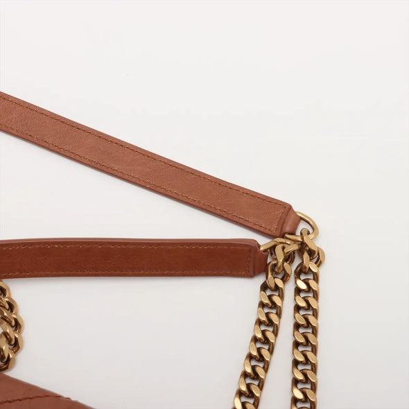 Saint Laurent Light Caramel Vintage Leather Niki Medium Shoulder Bag [Clearance Sale]