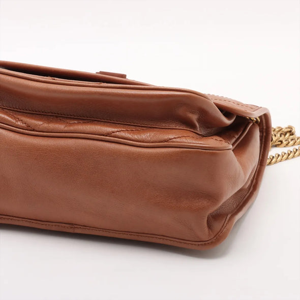 Saint Laurent Light Caramel Vintage Leather Niki Medium Shoulder Bag [Clearance Sale]
