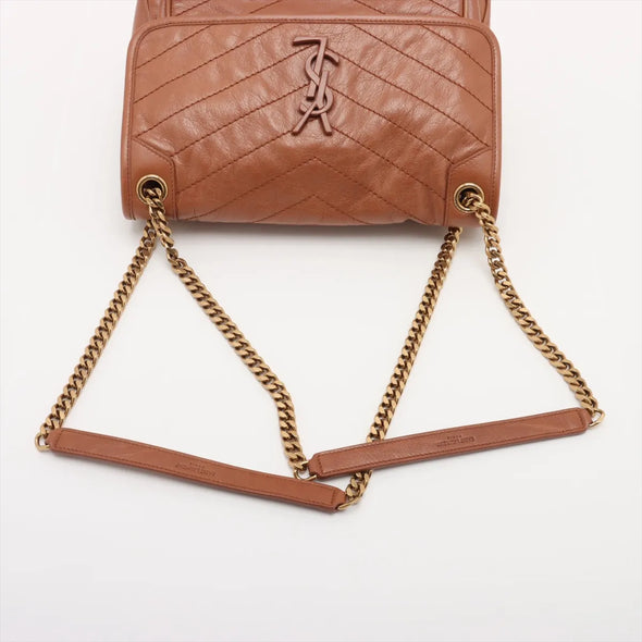 Saint Laurent Light Caramel Vintage Leather Niki Medium Shoulder Bag [Clearance Sale]