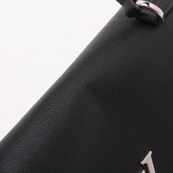 Louis Vuitton Black Leather Rock Me Ever Top Handle Bag [Clearance Sale]