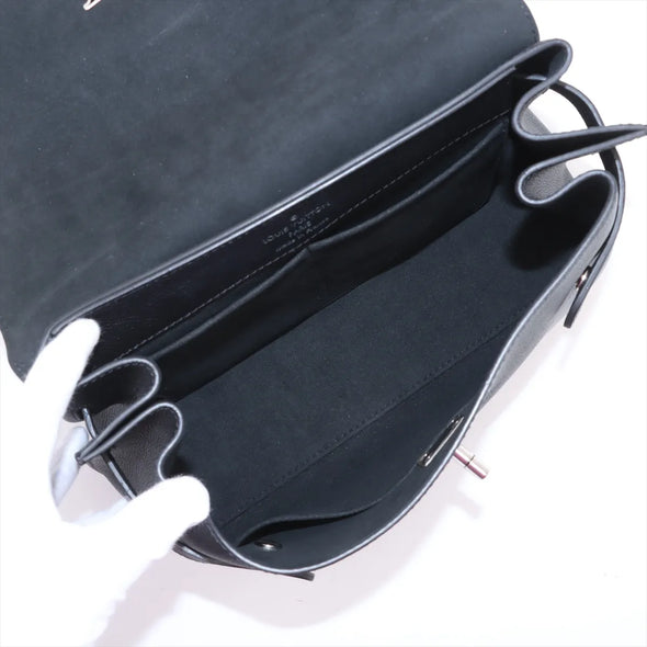 Louis Vuitton Black Leather Rock Me Ever Top Handle Bag [Clearance Sale]