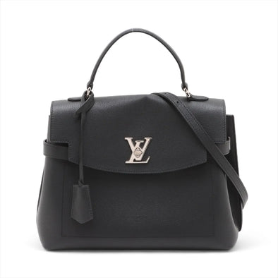 Louis Vuitton Black Leather Rock Me Ever Top Handle Bag [Clearance Sale]