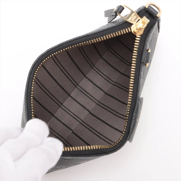 Black Monogram Empreinte Leather Easy Pouch On Strap