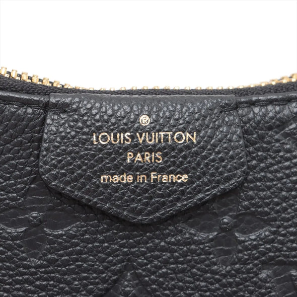Black Monogram Empreinte Leather Easy Pouch On Strap