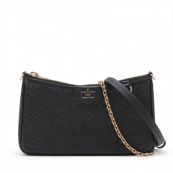 Black Monogram Empreinte Leather Easy Pouch On Strap