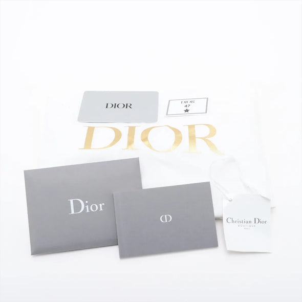 Christian Dior Navy Blue Dior Embroidery Montaigne 30 Shoulder Bag [Clearance Sale]