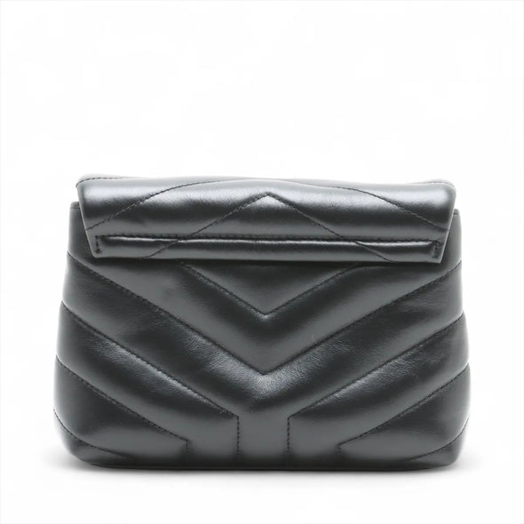 Saint Laurent Black Quilted Calfskin Leather Toy Loulou Bag [Clearance Sale]